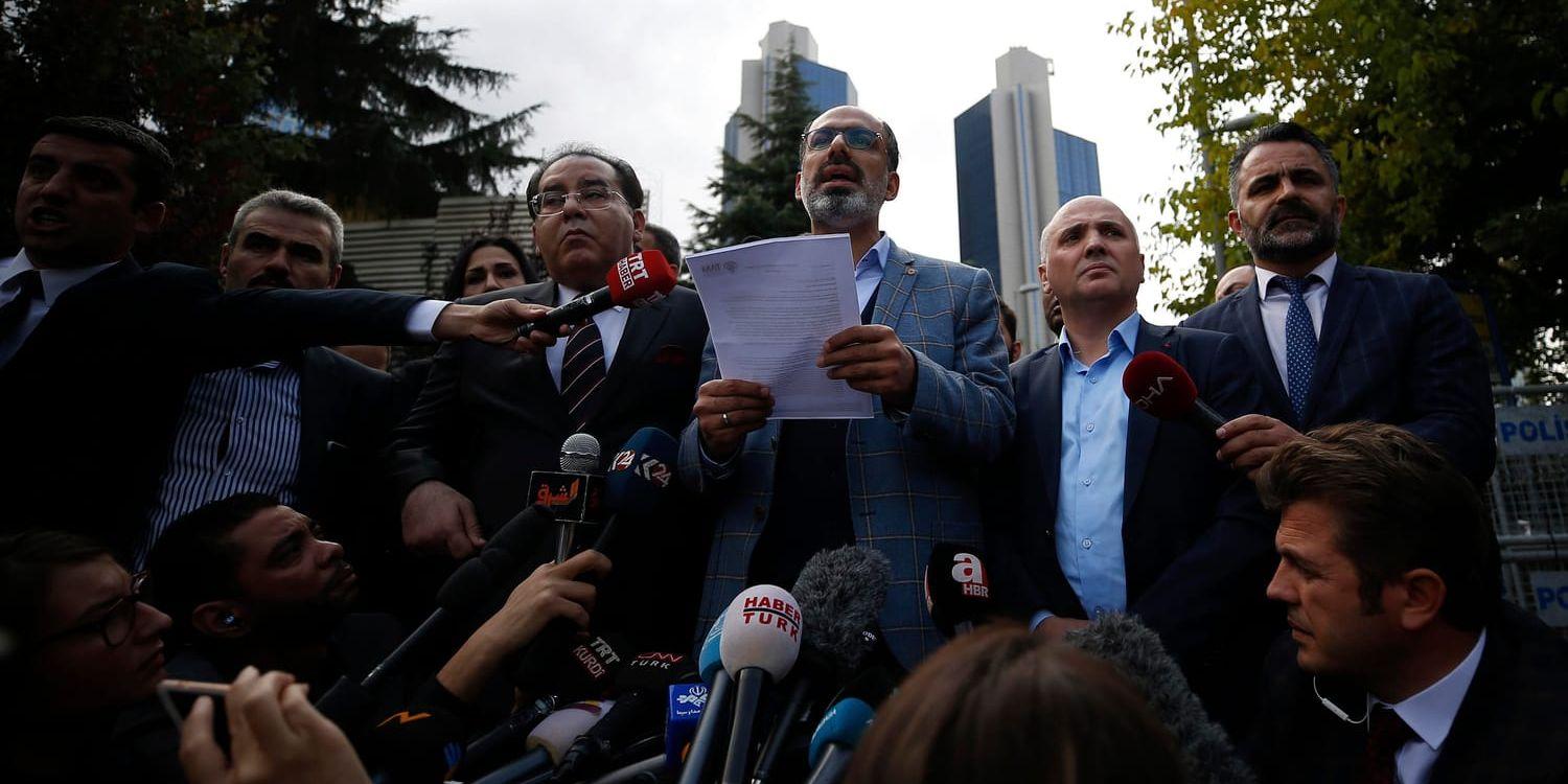 Turan Kislakci, ledare för den turkisk-arabiska mediaorganisationen TAM, kräver att Saudiarabien överlämnar Jamal Khashoggis kvarlevor.