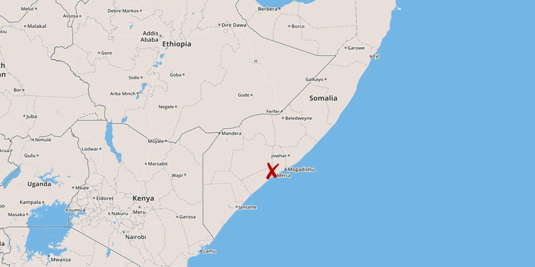 USA uppger att man dödat 62 misstänkta terrorister i flyganfall i regionen Banaadir i Somalia.