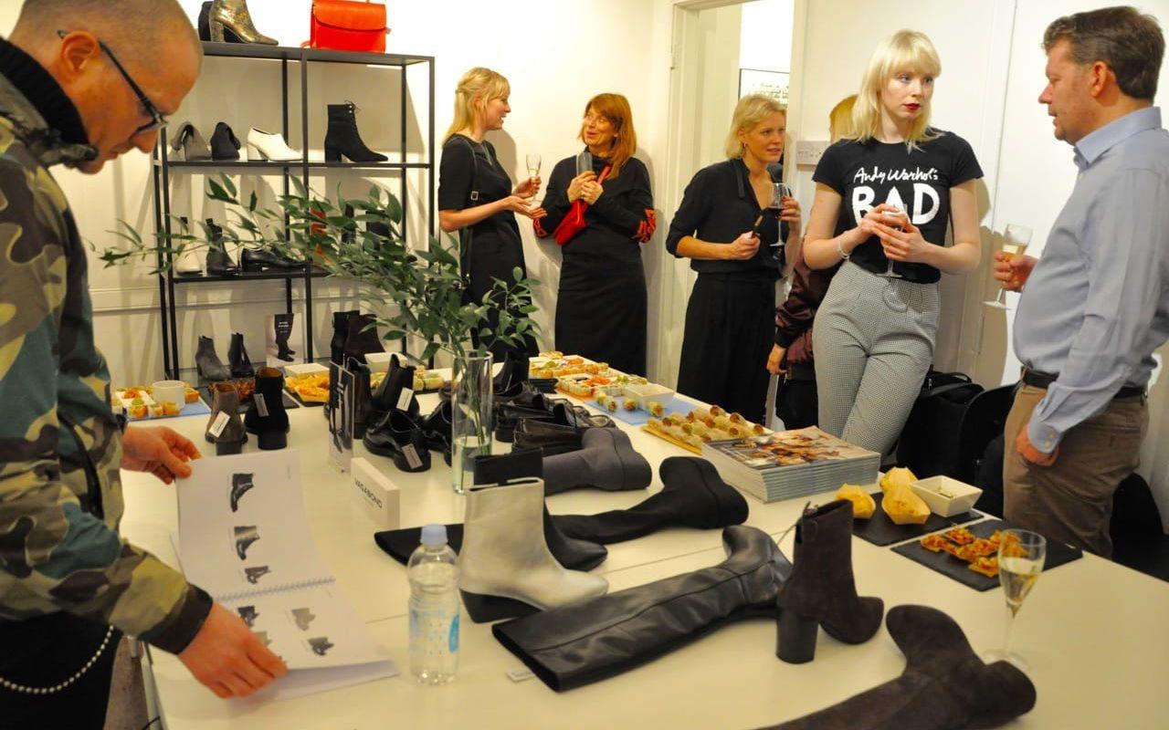 Under London Fashion Week nyligen visade Vagabond 2017 års höstkollektion av skor för kunder och stylister i ett galleri mitt i Marylebone i London. Bild: Maya Glaser