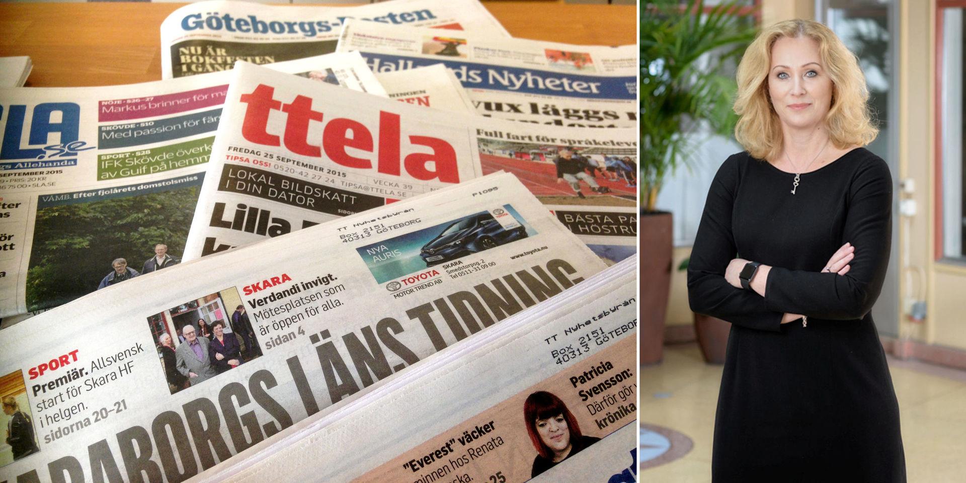 Lokaltidningarna blir lästa av miljoner svenskar varje dag och att tidningarna fyller ett demokratiskt folkbildningsbehov, skriver Jeanette Gustafsdotter, vd för TU-medier.