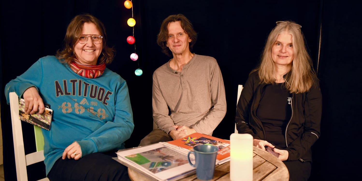Engagerade. Lena Brolin, Måns Eriksson och Annika Pedersen driver tankesmedjan ReKreativa Varberg för att göra tillvaron lättare för barn med NPF och personer i deras omgivning.