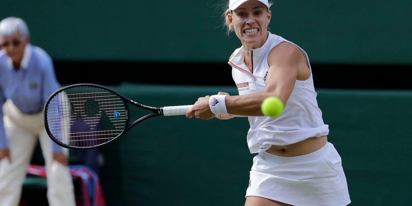 Angelique Kerber vann Wimbledon-finalen mot Serena Williams.
