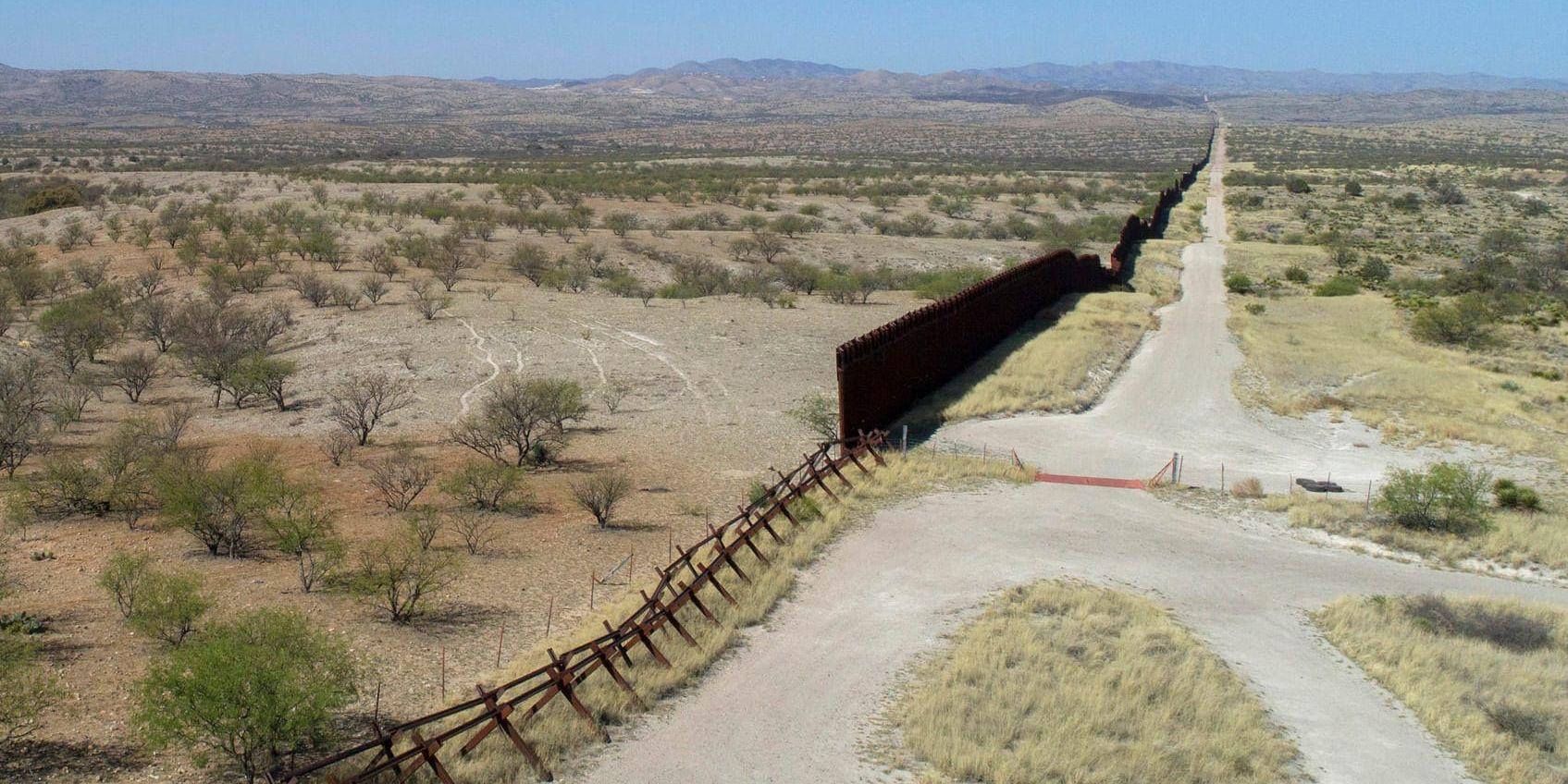 Gränsen mellan USA och Mexiko. Arkivbild.