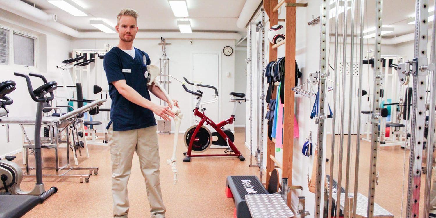 Fysioterapeuten Daniel Augustsson har nyligen startat sin egen mottagning. Där hoppas han kunna möta, och hjälpa, de som drabbats av artros innan sjukdomen gått för långt. BILD: Linda LC Berntsson