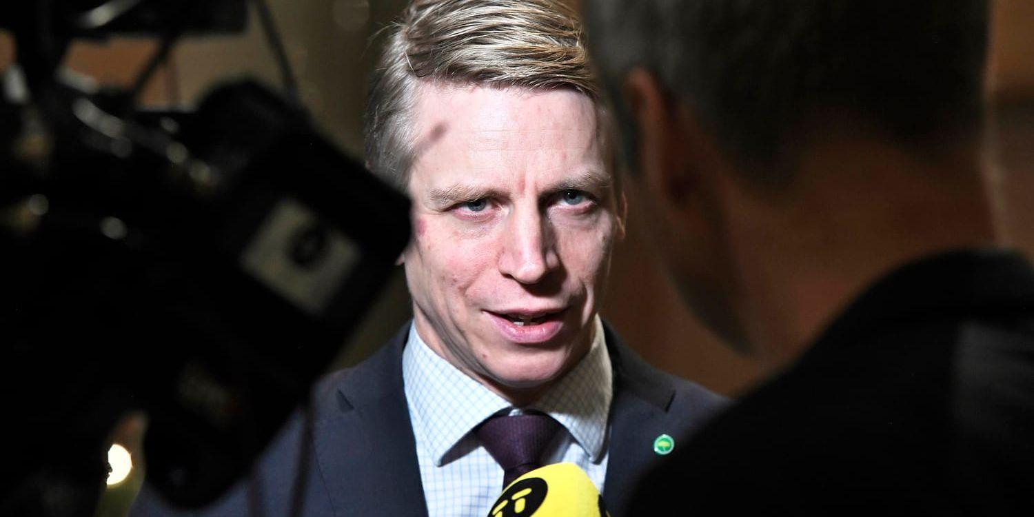 Finansmarknadsminister Per Bolund (MP). Arkivbild