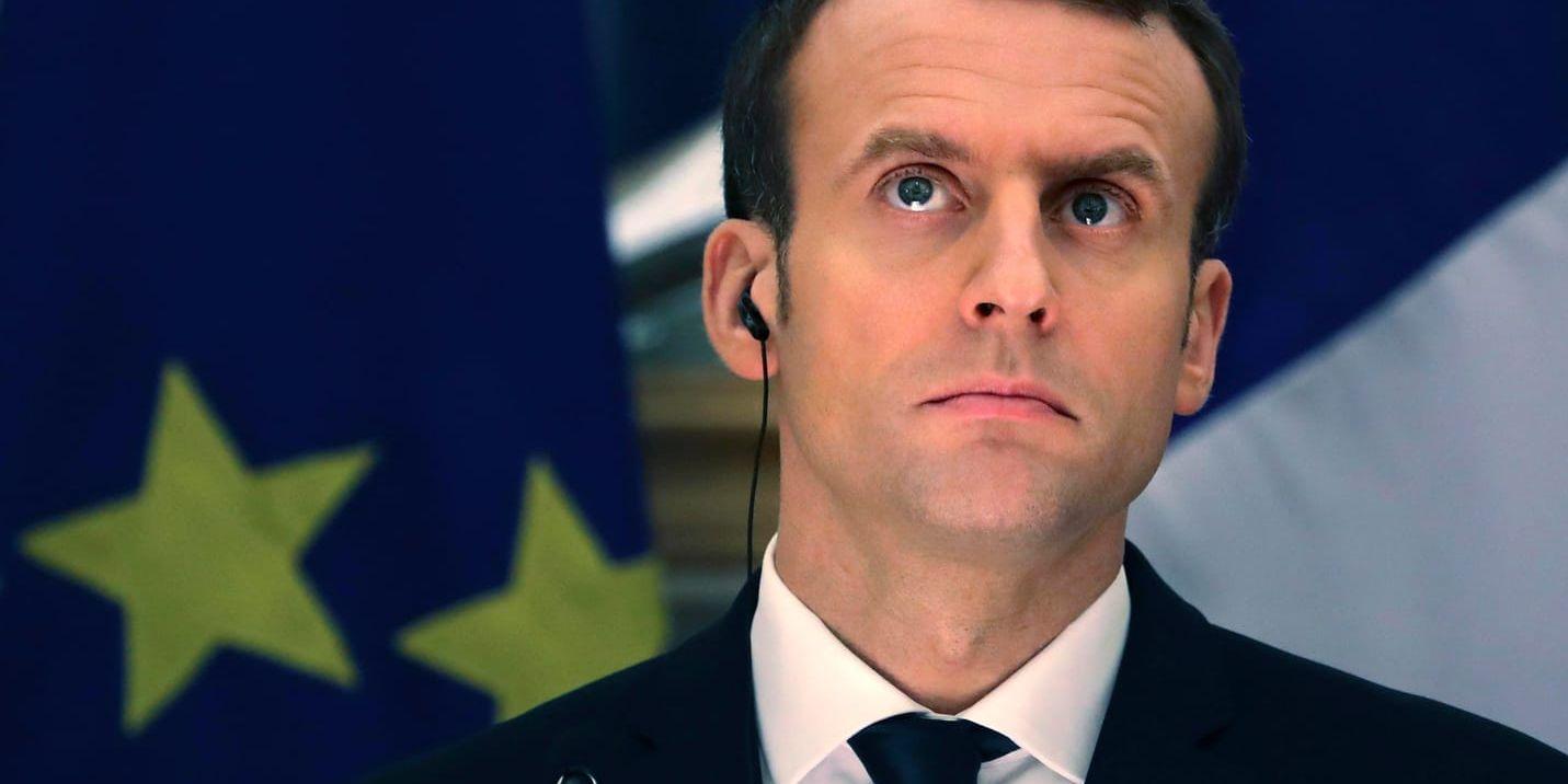 Emmanuel Macron. Arkivbild.