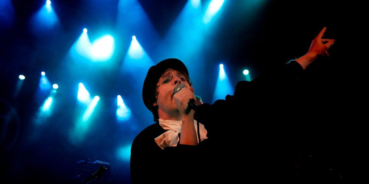 Henrik Berggren sjunger på Way out west under bandet sista konsert 2008. Arkivbild.