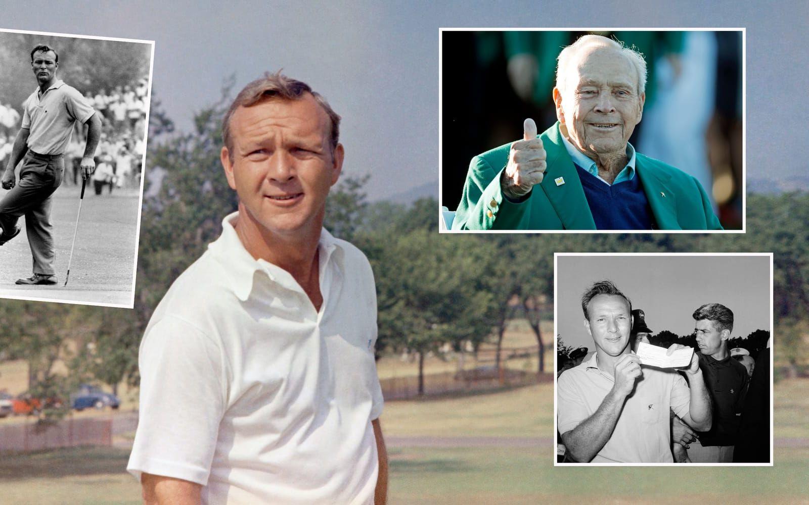 3. Arnold Palmer. 1,35 miljarder dollar. Efter den aktiva karriären har pengarna fortsatt att strömma in på golflegendarens konto. Bland annat från 500 butiker i Asien som bär hans namn. Foto: TT