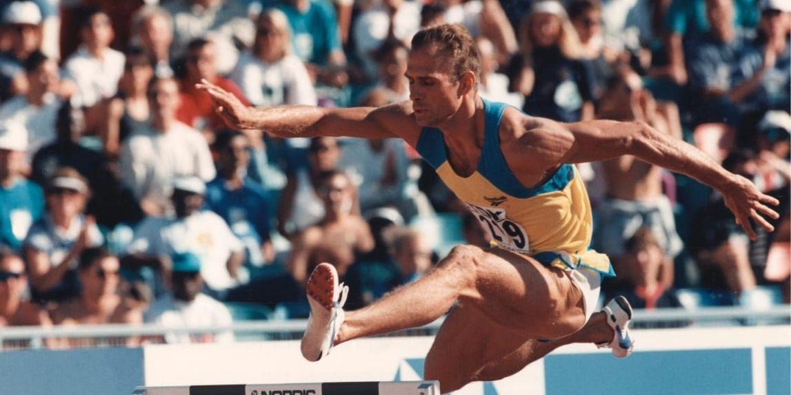 Sven Nylander under friidrotts-VM i Göteborg 1995.