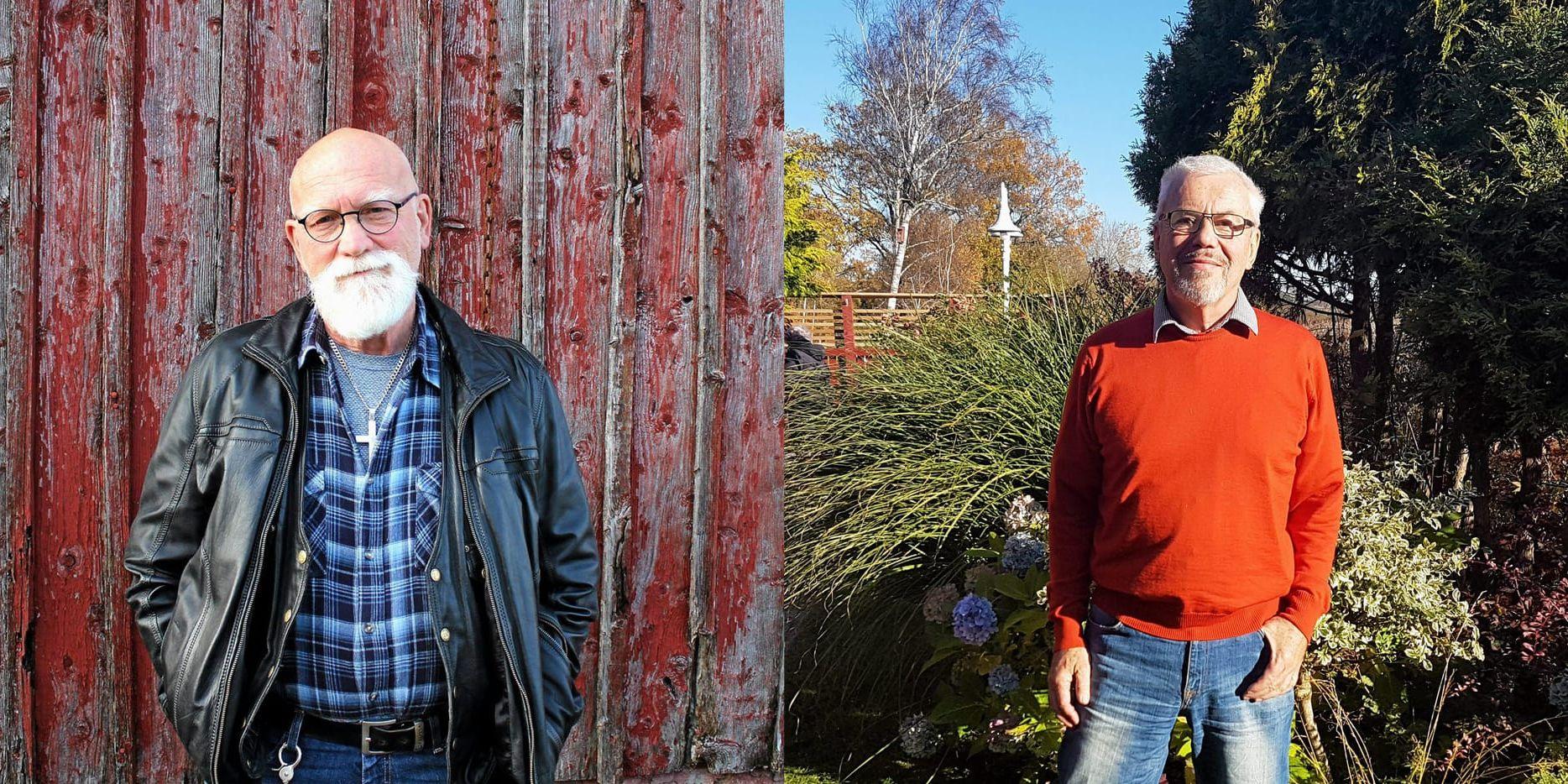 Leif Laudinger i Varberg och Lars Brandel i Falkenberg vill arbeta med attitydförändring.