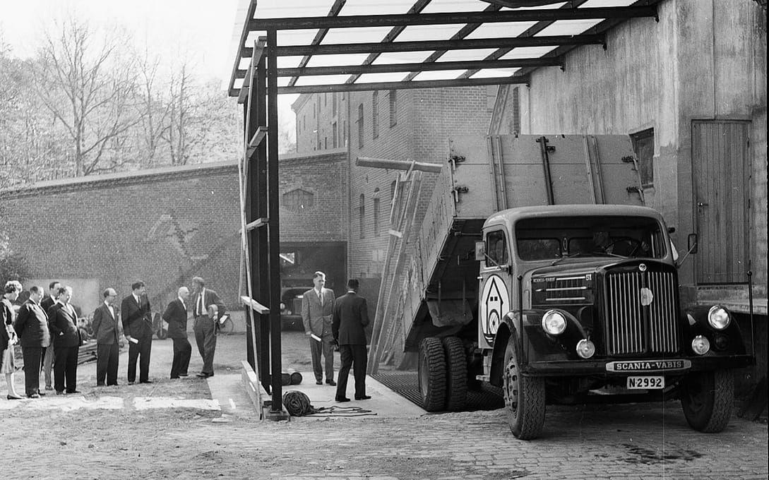 Invigning av den stora silosen 1960.