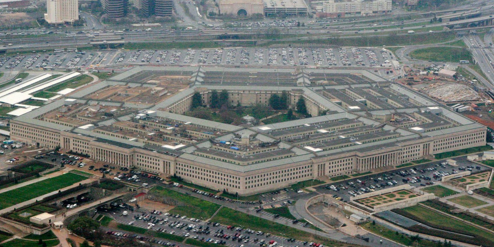 Det amerikanska försvarshögkvarteret Pentagon. Arkivbild.