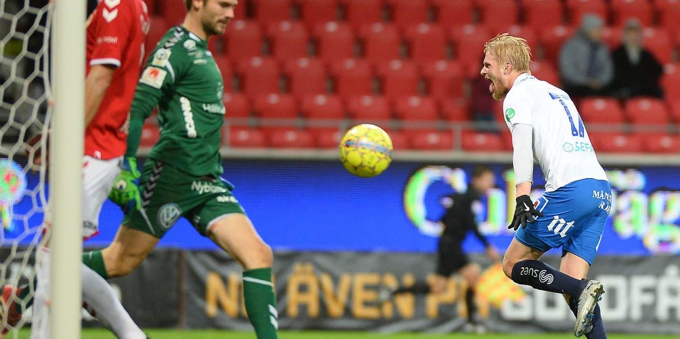 Norrköpings Kalle Holmberg avgjorde i 2–1-segern borta mot Kalmar.