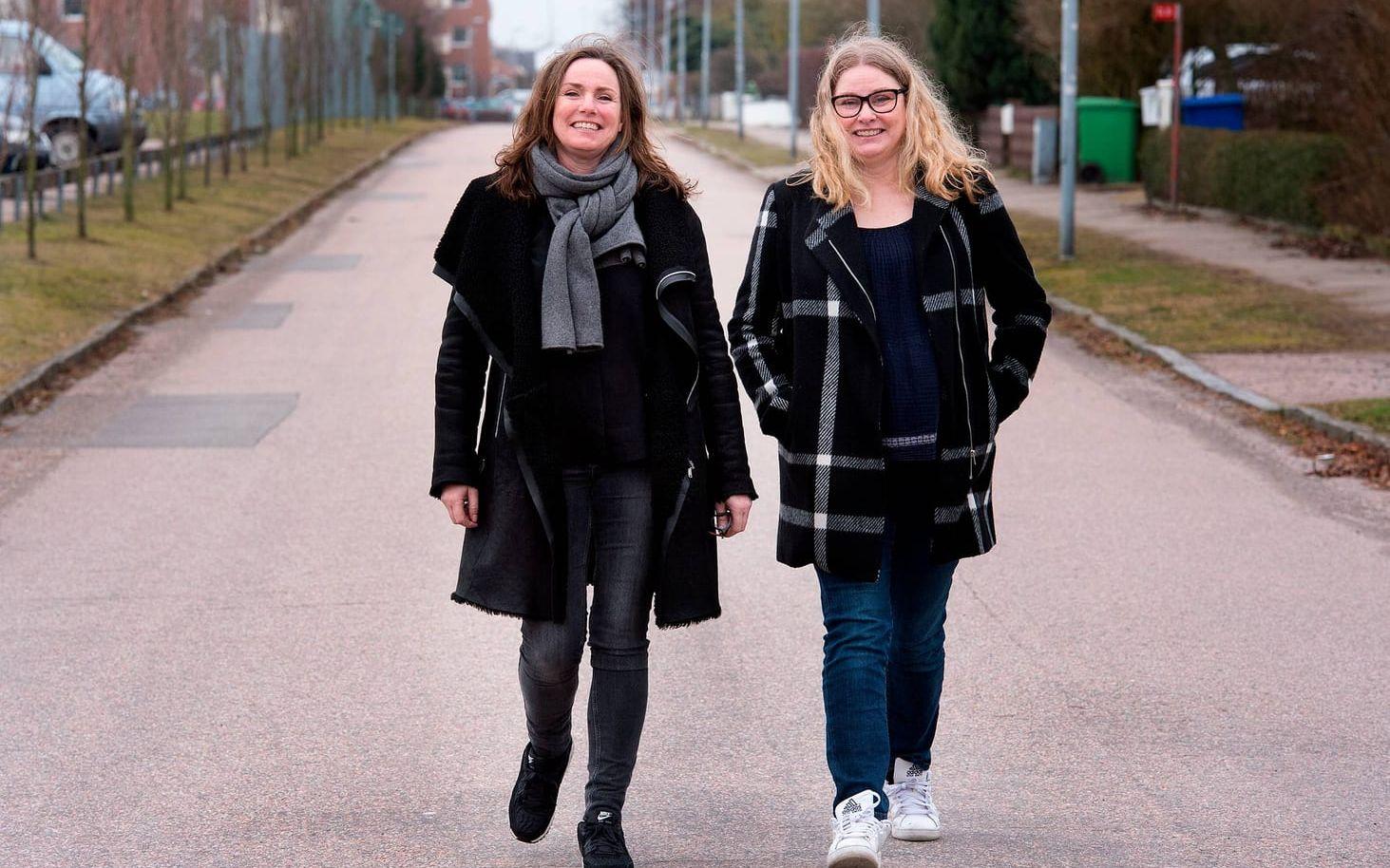 Systrarna Sussan Treshow och Ann-Jeanet Jörgensen har en idé ihop: att i Bacchusområdet starta en ny fristående högstadieskola. Bild: Ola Folkesson