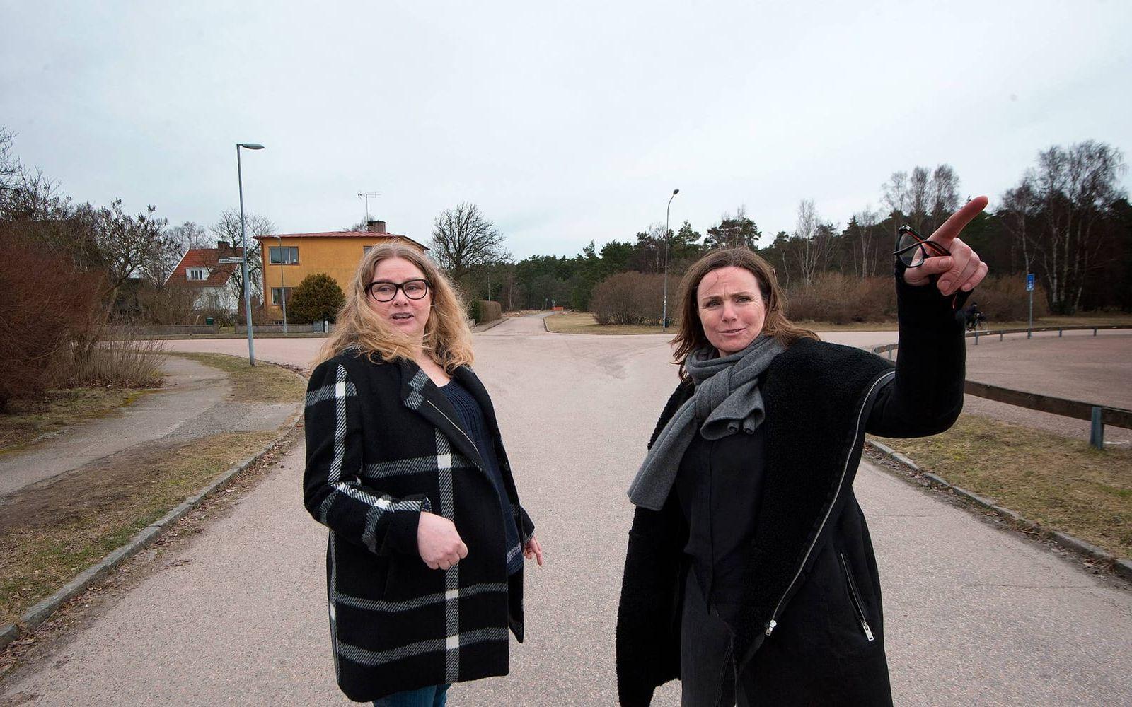 Systrarna har en del av sin uppväxt i Falkenberg, även om en av dem numera bor i Danmark. Bild: Ola Folkesson