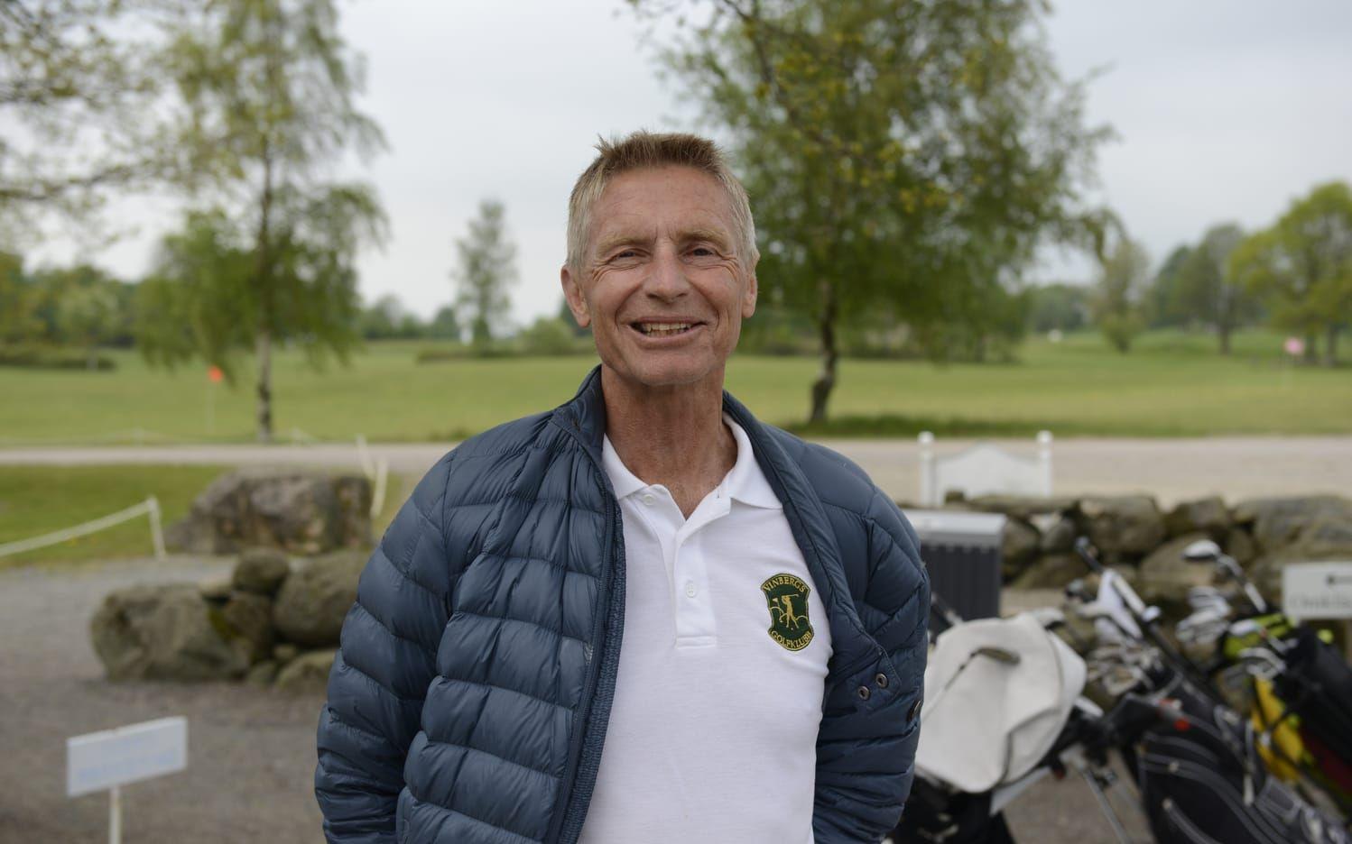 Ordföranden i Vinbergs golfklubb Stefan Andersson.