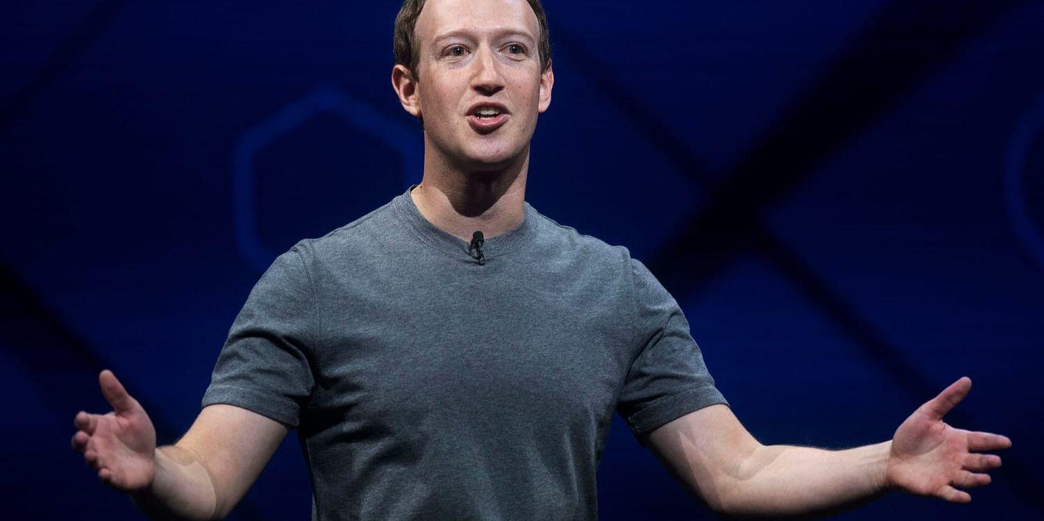 Facebooks vd Mark Zuckerberg. Arkivbild.