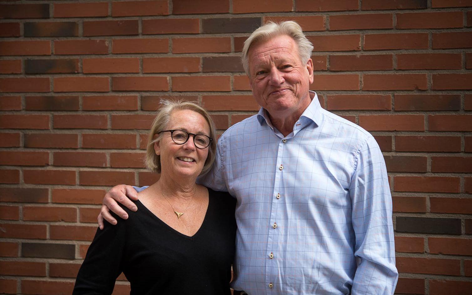 Slottsägarna. Marie Nilsson d’Aubigné och Roland Nilsson. Bild: Jörgen Ahlström