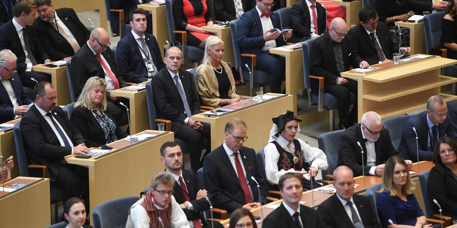 Riksdagsledamöterna får höjt arvode från den 1 november 2018. Arkivbild.