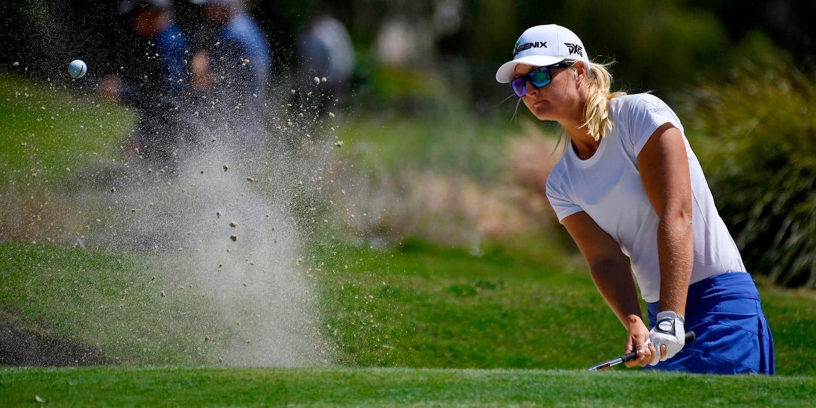 Anna Nordqvist fortsätter starkt under LPGA-tourtävlingen i Wisconsin. Arkivbild.