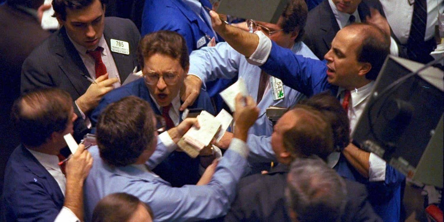 När recessionen kommer kan det gå snabbt utför, varnar börsexperterna. Arkivbild