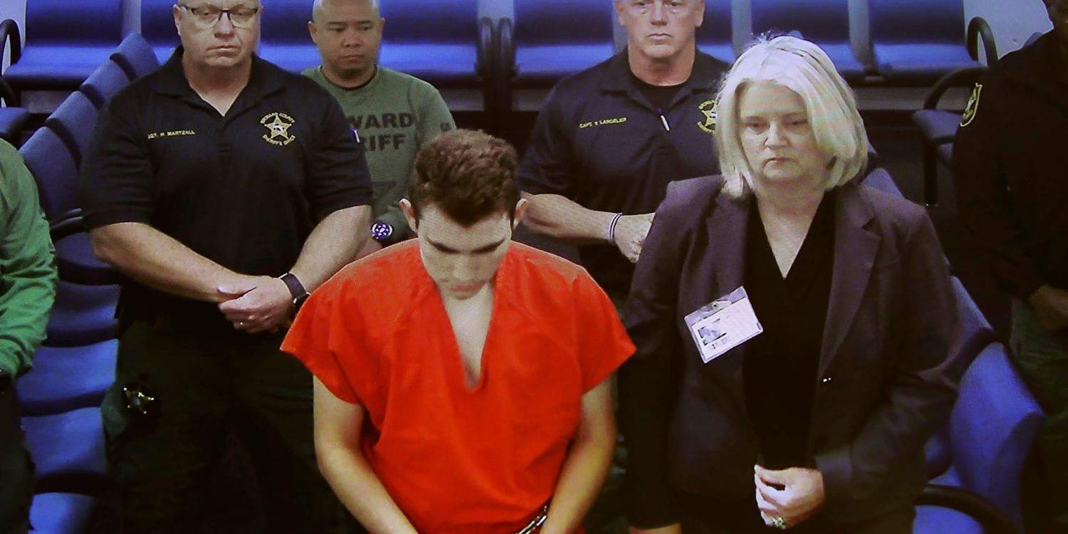 Nikolas Cruz riskerar avrättning efter att ha dödat 17 personer på en skola i Florida. Arkivbild.
