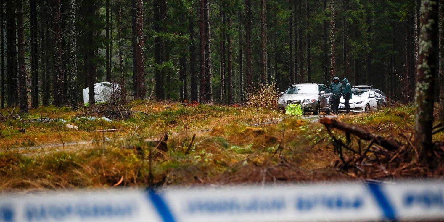 Kvinnan mördades i ett motionsområde i Ulricehamn i oktober. Arkivbild.