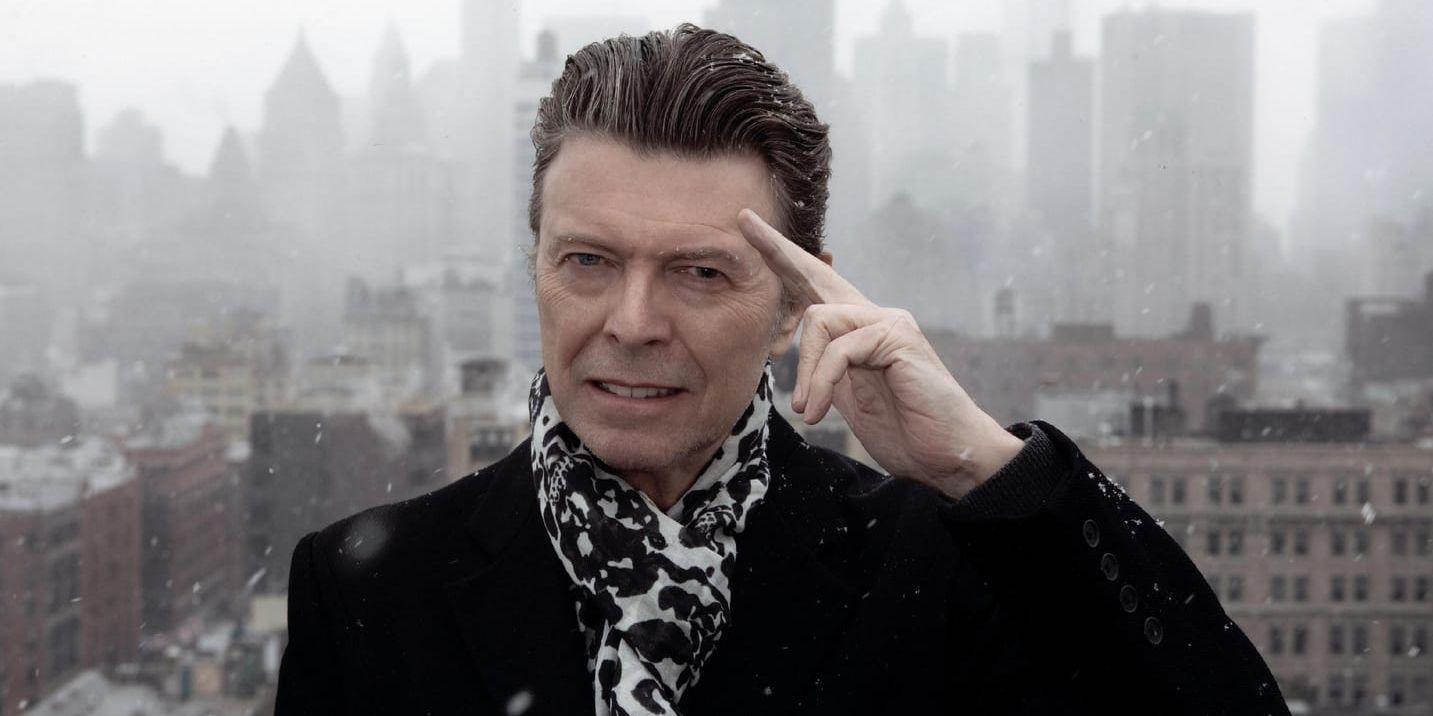 David Bowies handstil blir till ett nytt typsnitt som ska inspirera låtskrivare. Arkivbild.