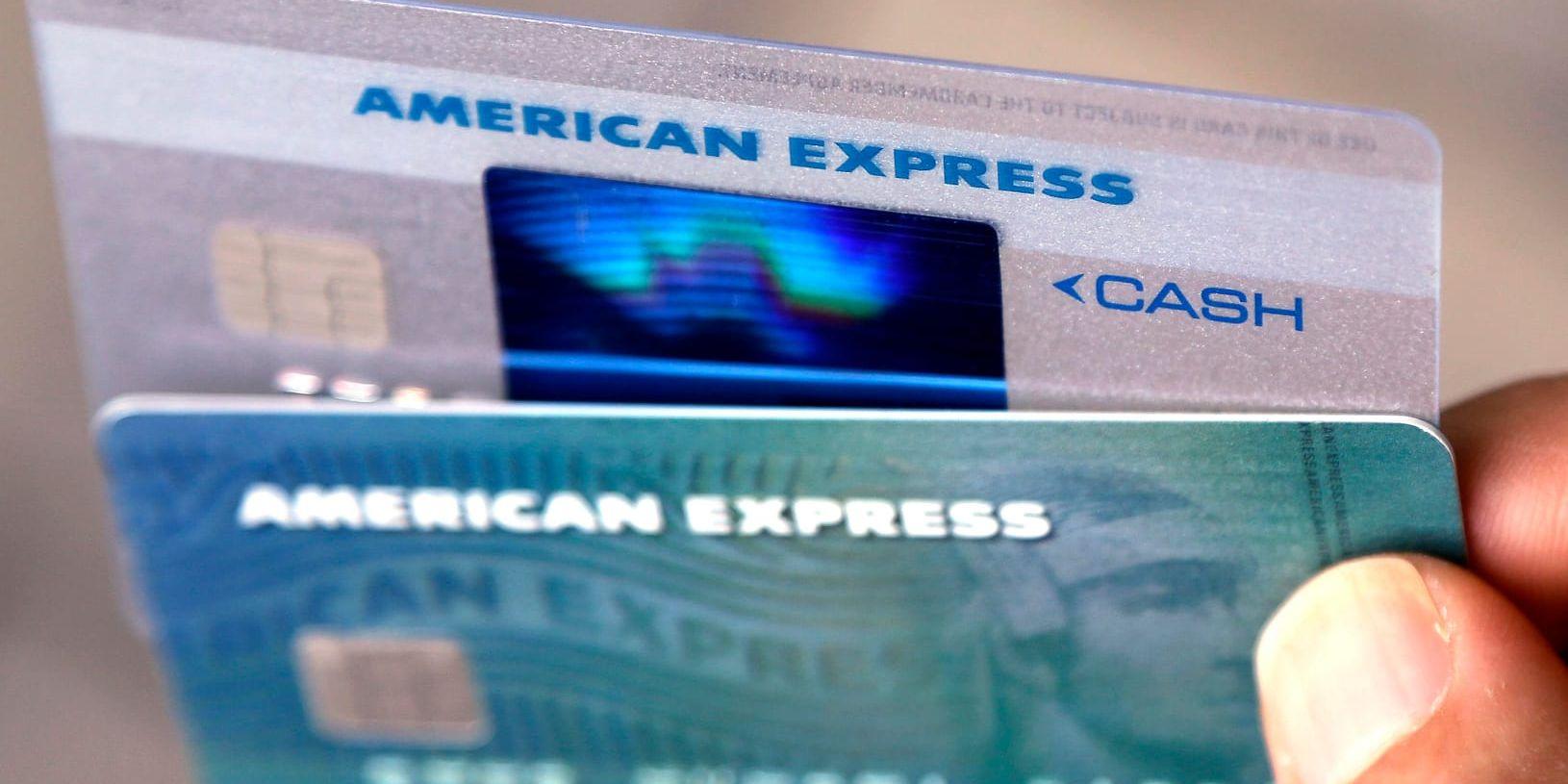 American Express redovisar större vinst än väntat. Arkivbild.