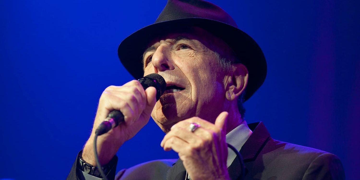 Leonard Cohen hyllas i Montreal. Arkivbild.