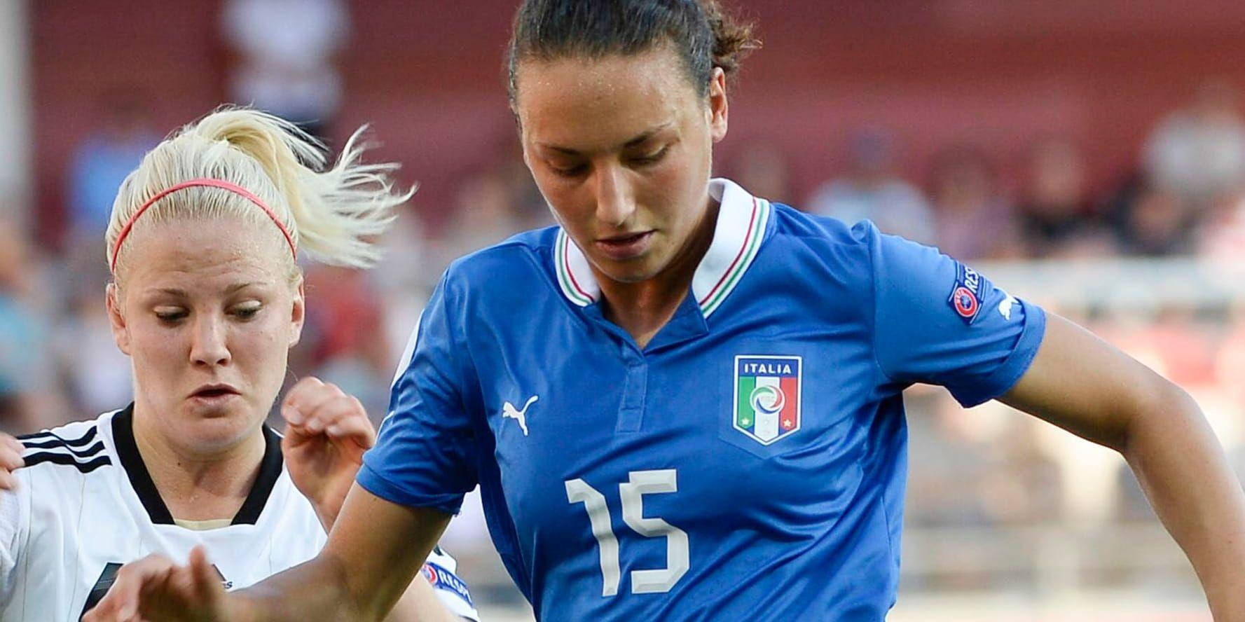 Ilaria Mauro gjorde ett av Italiens mål i 2–1-segern hemma mot Chile. Arkivbild.