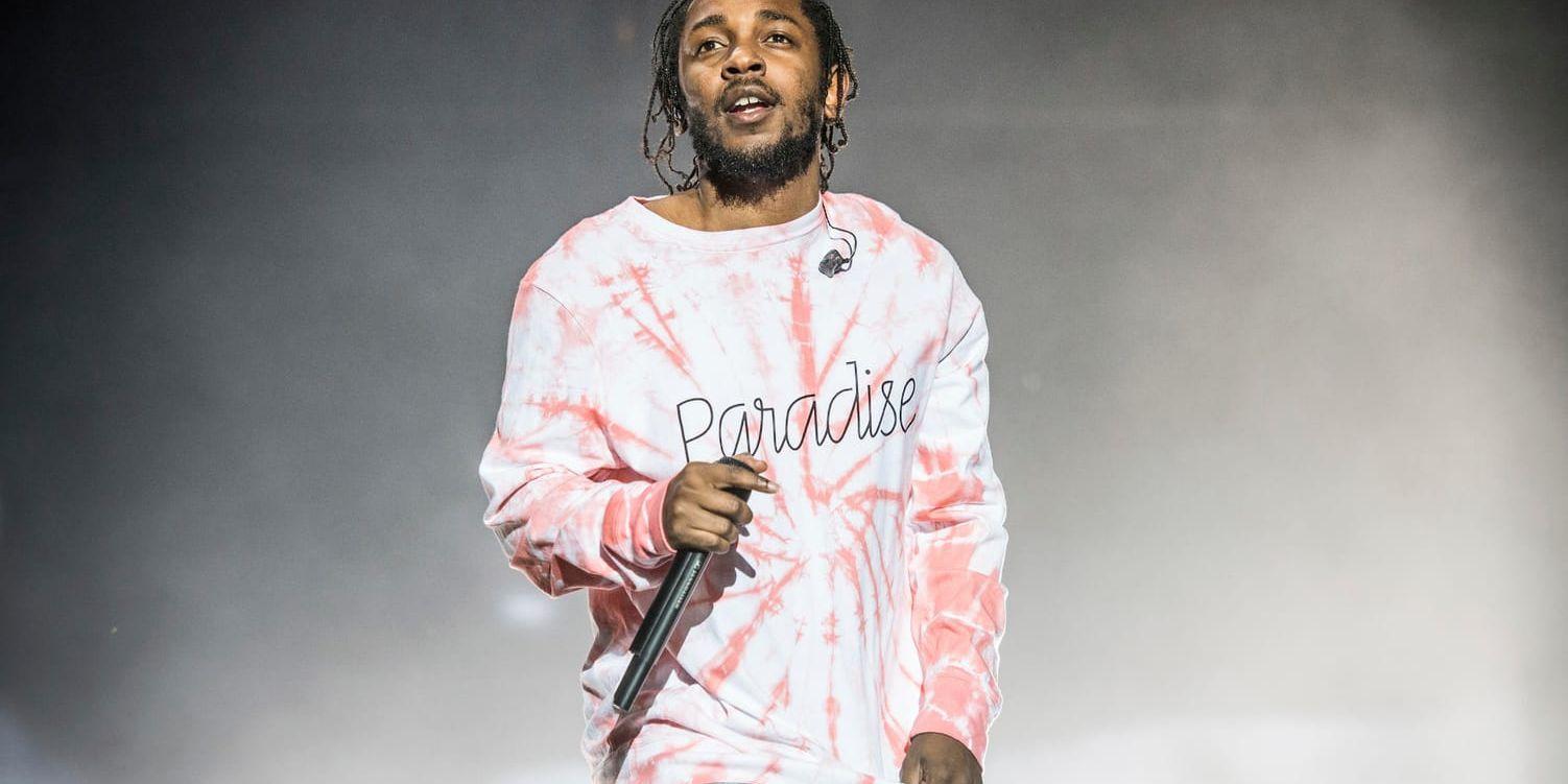 Kendrick Lamar kammade hem en Pulitzer för plattan "Damn". Arkivbild.