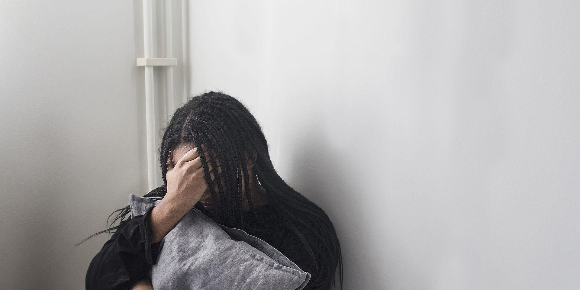 20171115 - Ung kvinna som lider av psykisk ohälsa.
Foto: Isabell Höjman / TT / kod 11711