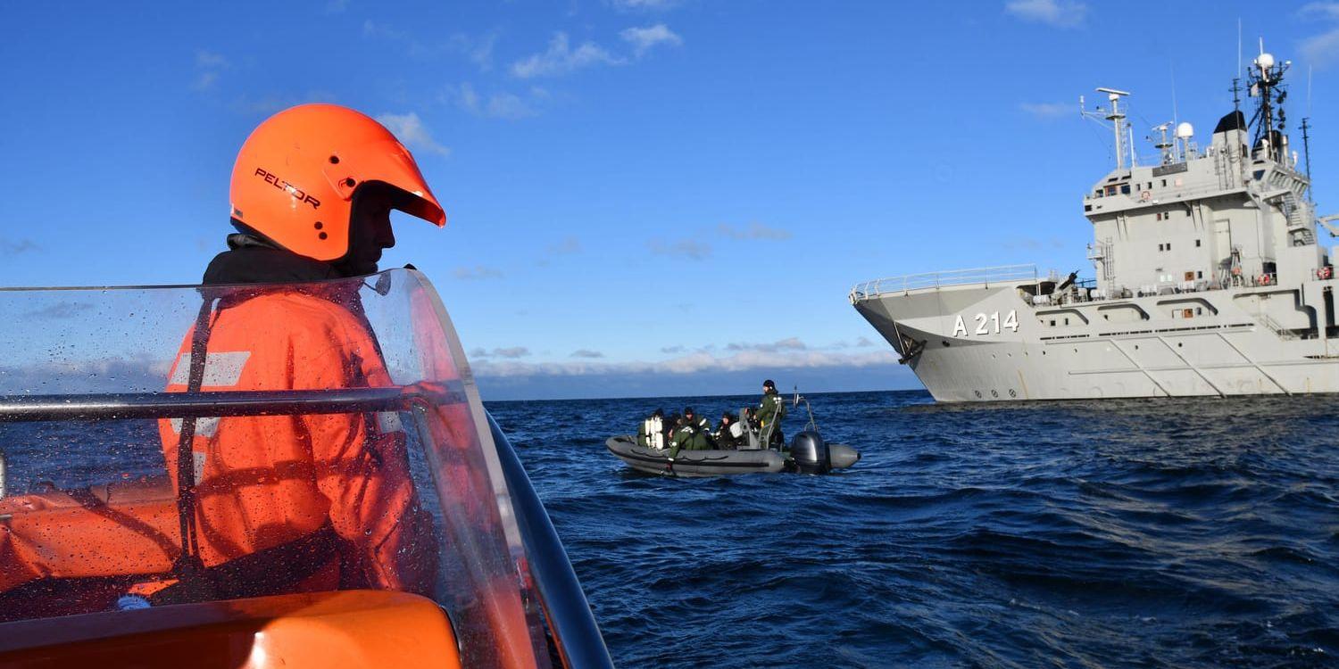 Havs- och vattenmyndigheten har med hjälp av marinens dykare undersökt vraket efter Skytteren, som förliste utanför Måseskär under andra världskriget.