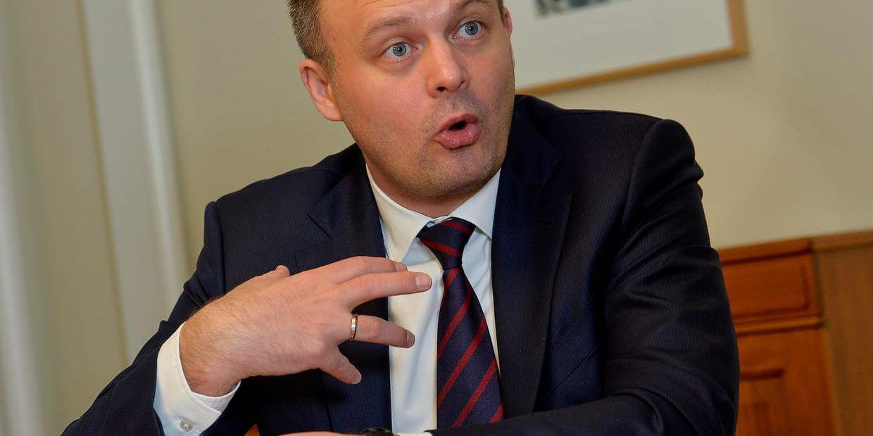 Andrian Candu är talman i Moldaviens parlament. Arkivbild.