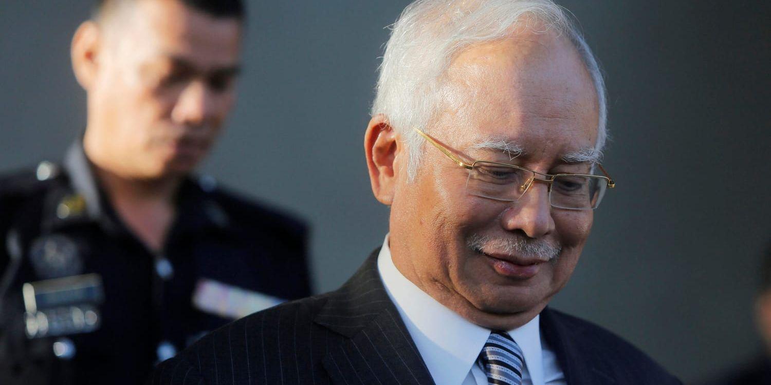 Malaysias tidigare premiärminister Najib Razak. Arkivbild.
