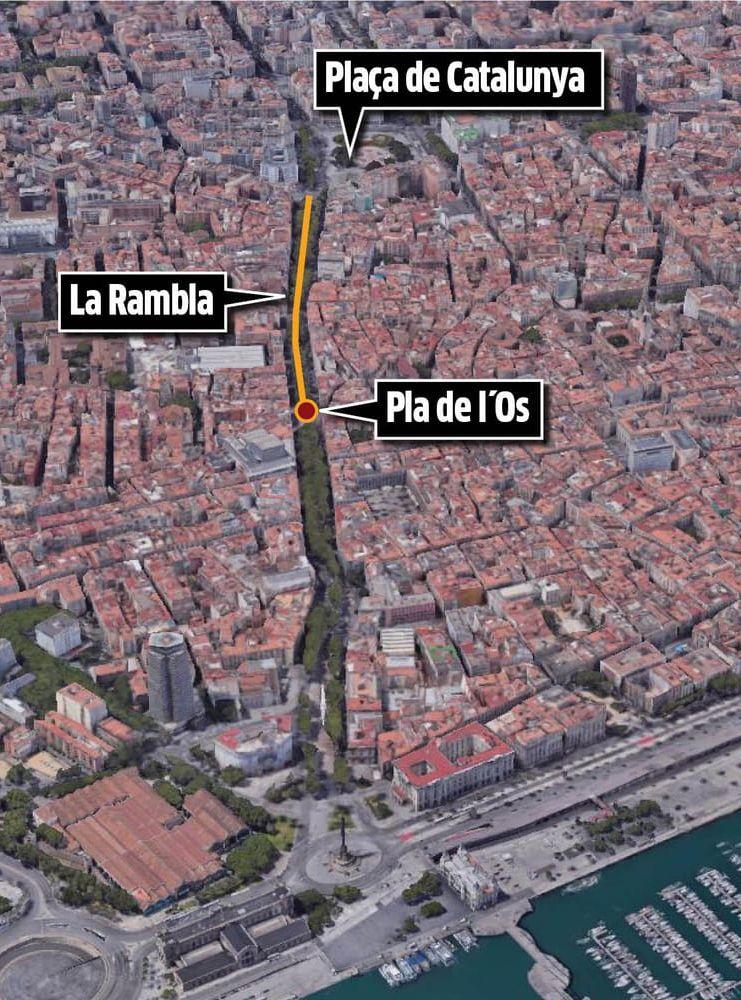 Här har attackerna i Spanien inträffat. Bild: GP