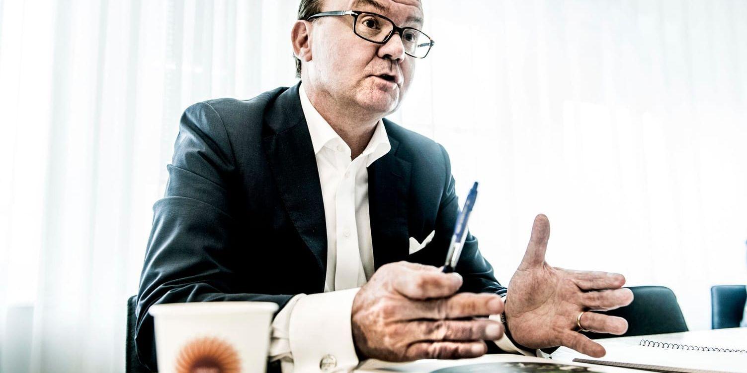 Stora Ensos vd Karl-Henrik Sundström är stolt över bolagets kvartal. Arkivbild.