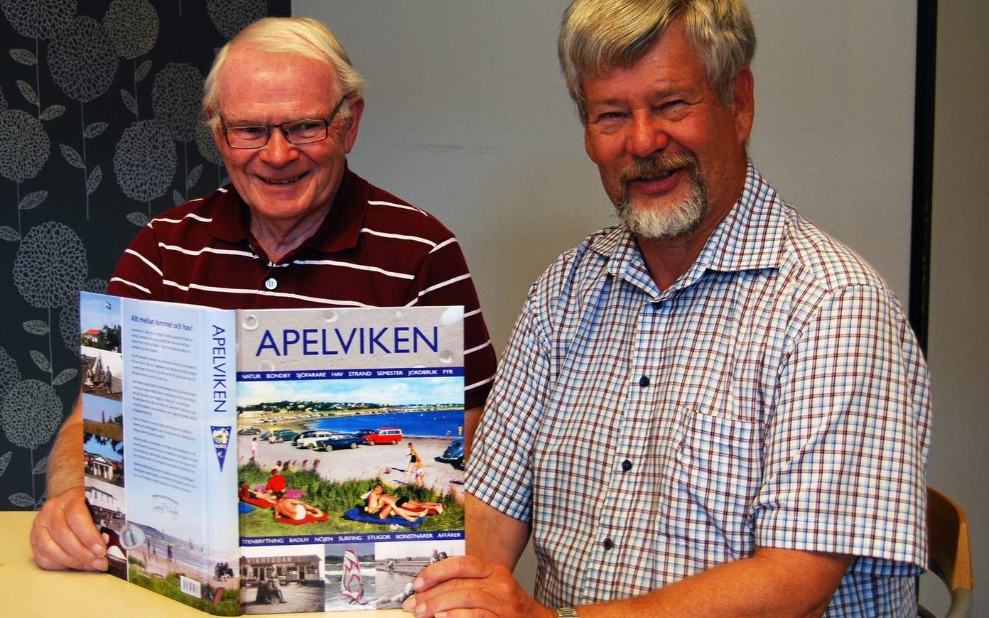 Björn Johansson och Gunnar Carlsson som har varit med och skrivit boken fotades av HN när den kom ut 2016.