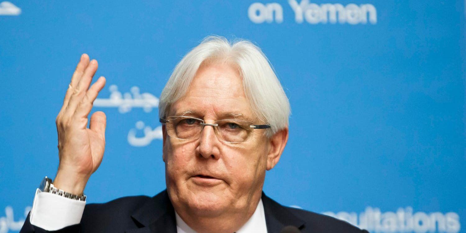Martin Griffiths, FN:s sändebud i Jemen.