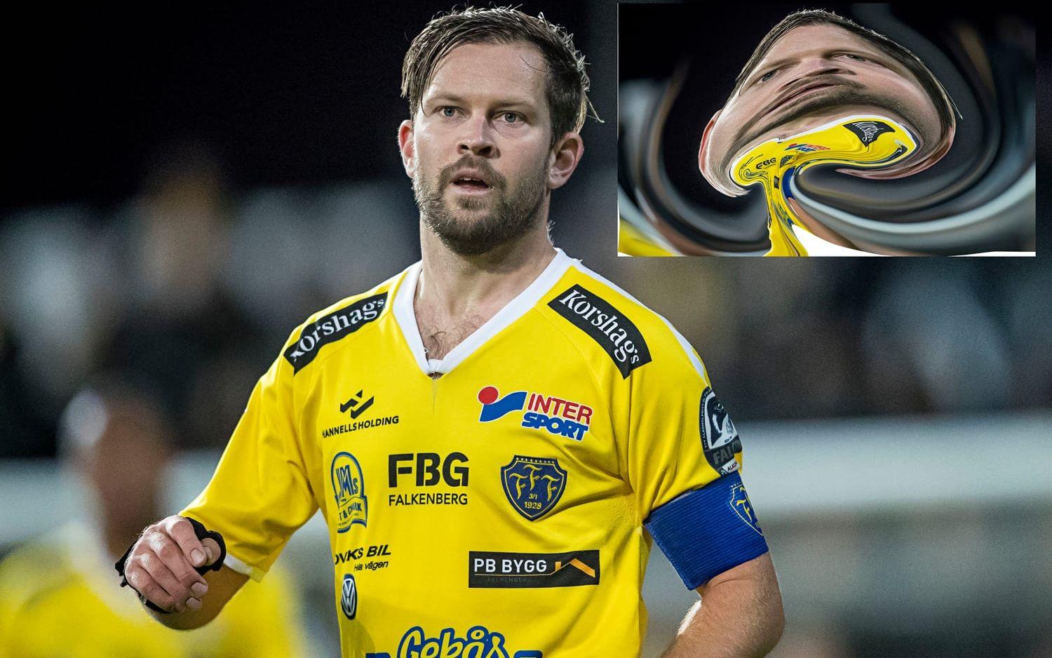 David Svensson, var lagkapten i Falkenbergs FF 2016