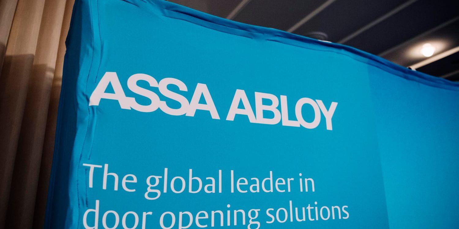 Assa Abloy ökade vinsten i tredje kvartalet. Arkivbild.
