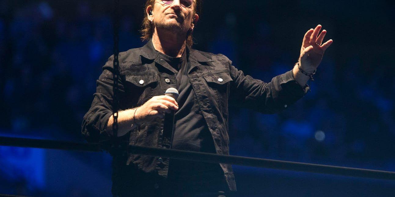 Bono som sig själv vid ett tidigare tillfälle. Arkivbild.