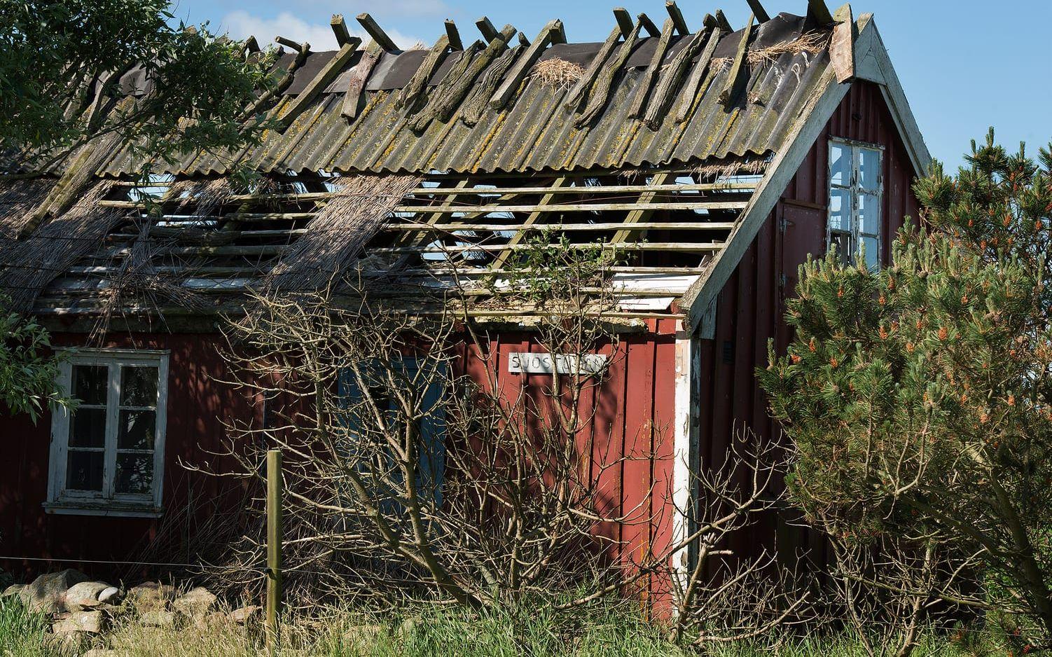 Här, i det röda huset "Sjöstugan" trodde vissa att Ulf Lundell bodde när han var en sommar i Glommen.