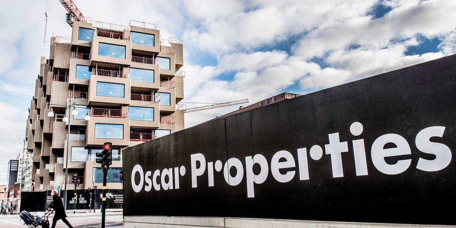 Oscar Properties bygger och förvaltar bostäder. Här bostadsbygget Norra tornen på Torsgatan/Norra stationsgatan i Stockholm. Arkivbild.