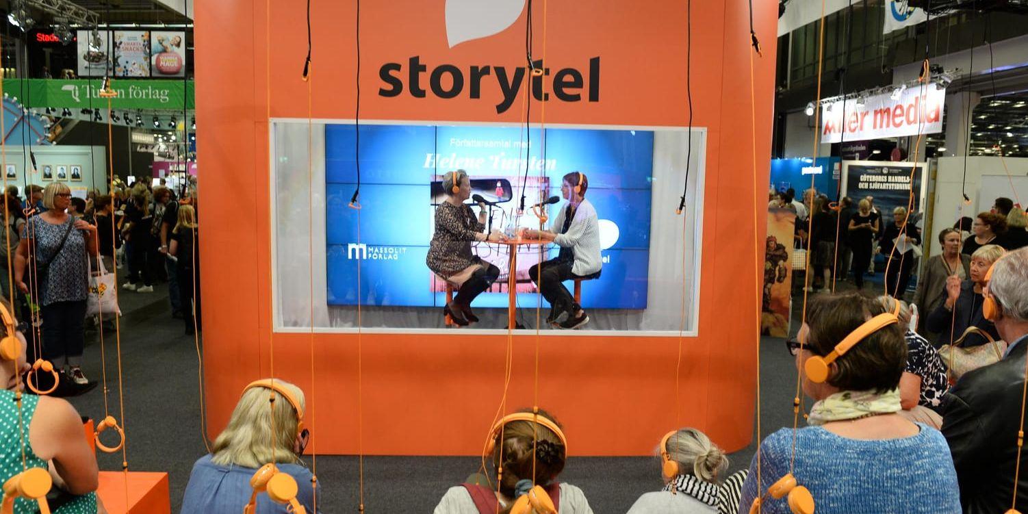 Bokförsäljningen ökade under det första halvåret 2018. Det är främst digitala abonnemangstjänster som Storytel som står för ökningen. Akrivbild.