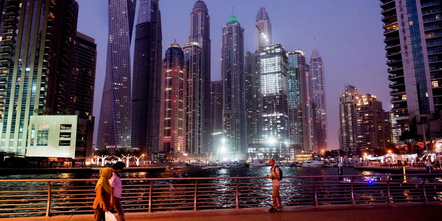 En brittisk turist riskerar flera års fängelse i Dubai för påstått tafs på en bar. Arkivbild.