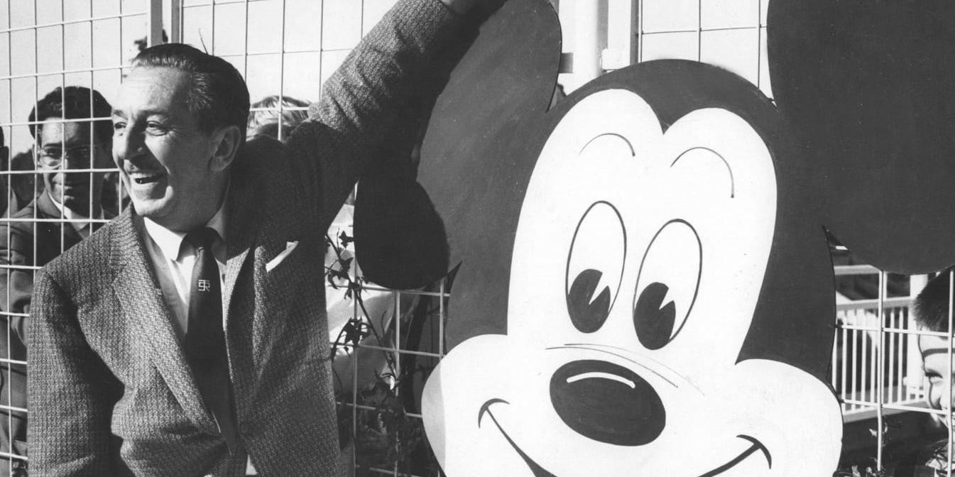 Walt Disney skapade Musse Pigg 1928. Nu har en film om föregångaren Oswald the lucky rabbit hittats. Arkivbild.