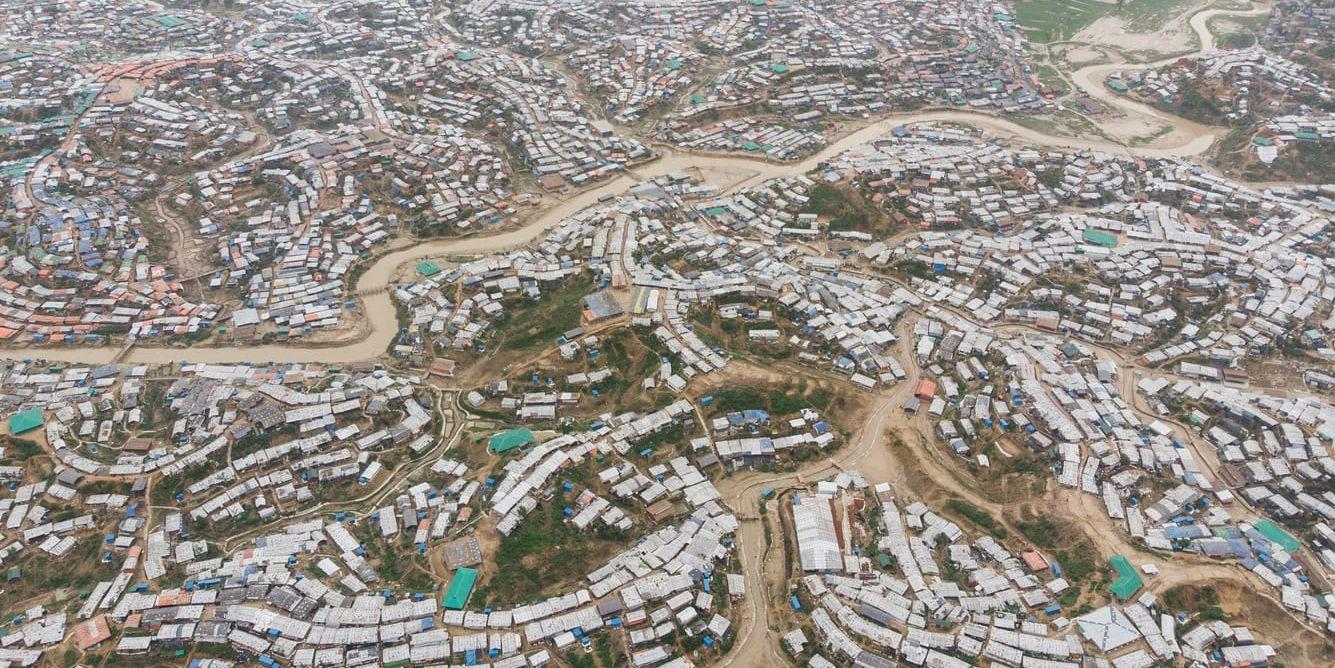 Över en miljon rohingyer bodde i flyktingläger i södra Bangladesh 2018. Arkivbild.