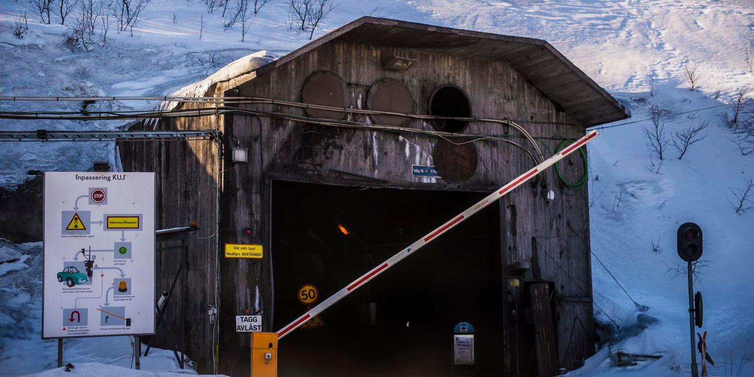 IF Metall vill se fler gruvingångar, på bilden en ingång till en LKAB-gruva i Kiruna som den såg ut 2014. Arkivbild.